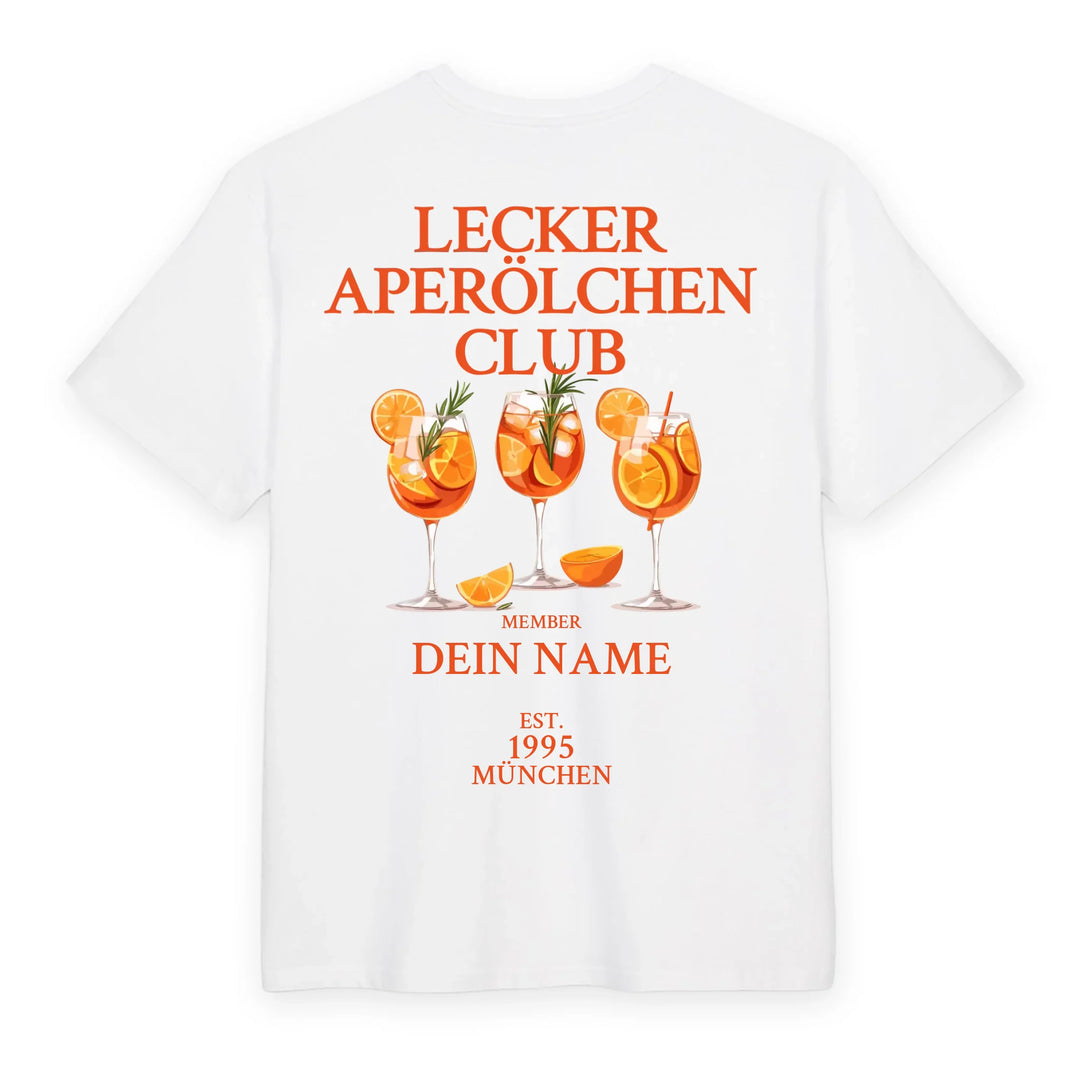 Lecker Aperölchen Club - personalisierbar mit Name, Stadt und Jahr