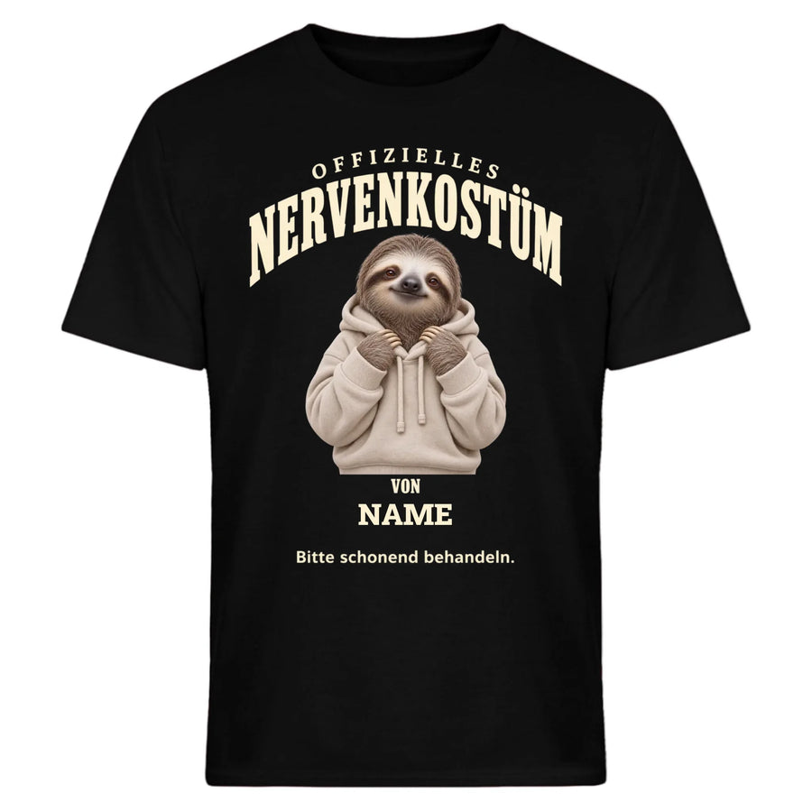Offizielles Nervenkostüm - personalisiert mit Name