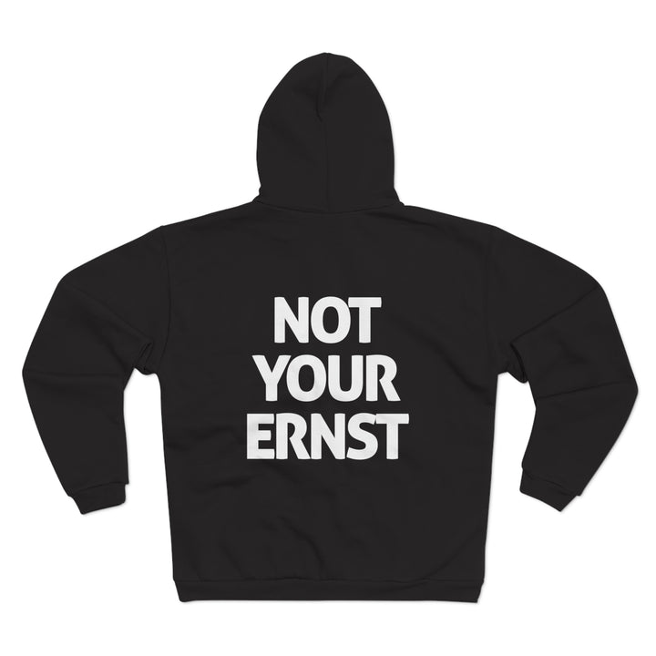 NOT YOUR ERNST – Sweatjacke mit Rückendruck