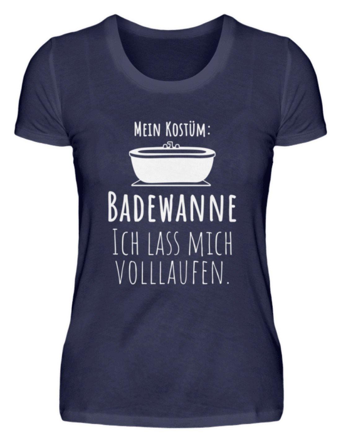 Kostüm Badewanne - Words on Shirts  - Damenshirt - Karneval,  Fasching & Fastnacht