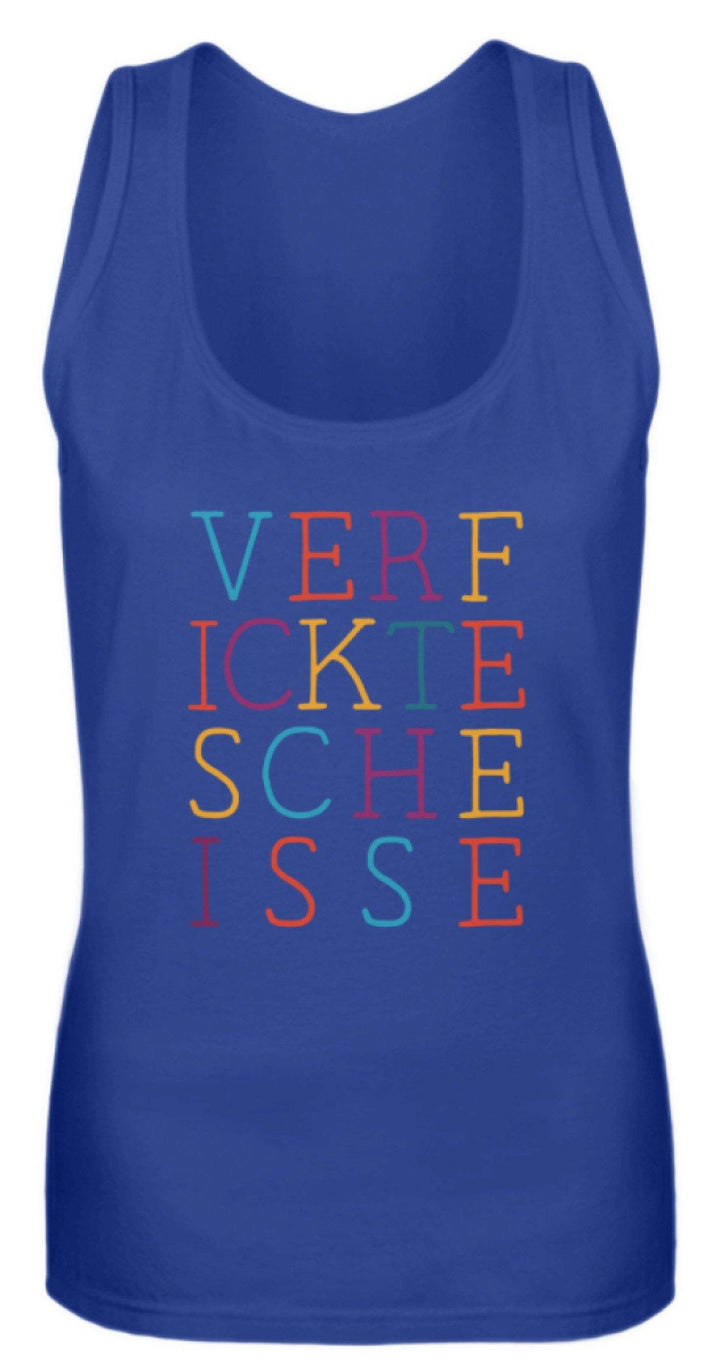 Verf ickte sche isse - Words on Shirts  - Frauen Tanktop - Words on Shirts Sag es mit dem Mittelfinger Shirts Hoodies Sweatshirt Taschen Gymsack Spruch Sprüche Statement