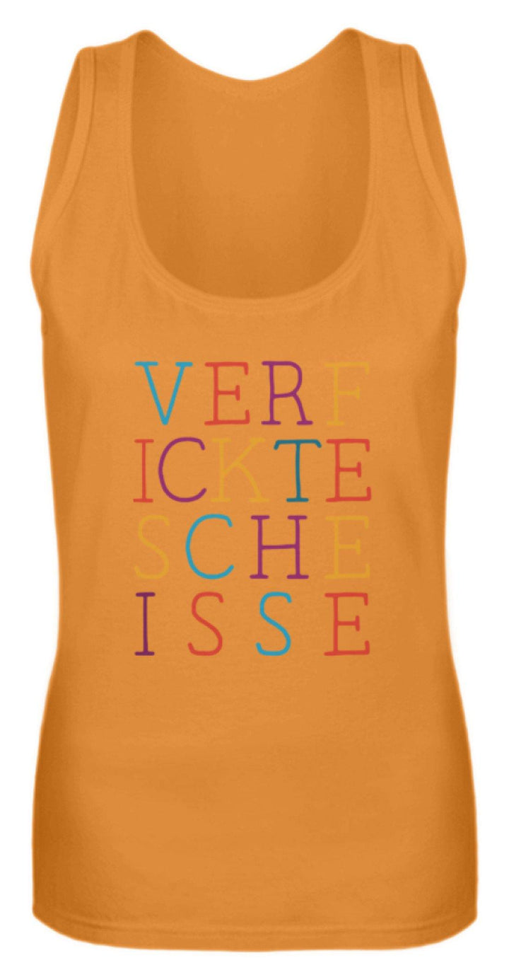 Verf ickte sche isse - Words on Shirts  - Frauen Tanktop - Words on Shirts Sag es mit dem Mittelfinger Shirts Hoodies Sweatshirt Taschen Gymsack Spruch Sprüche Statement