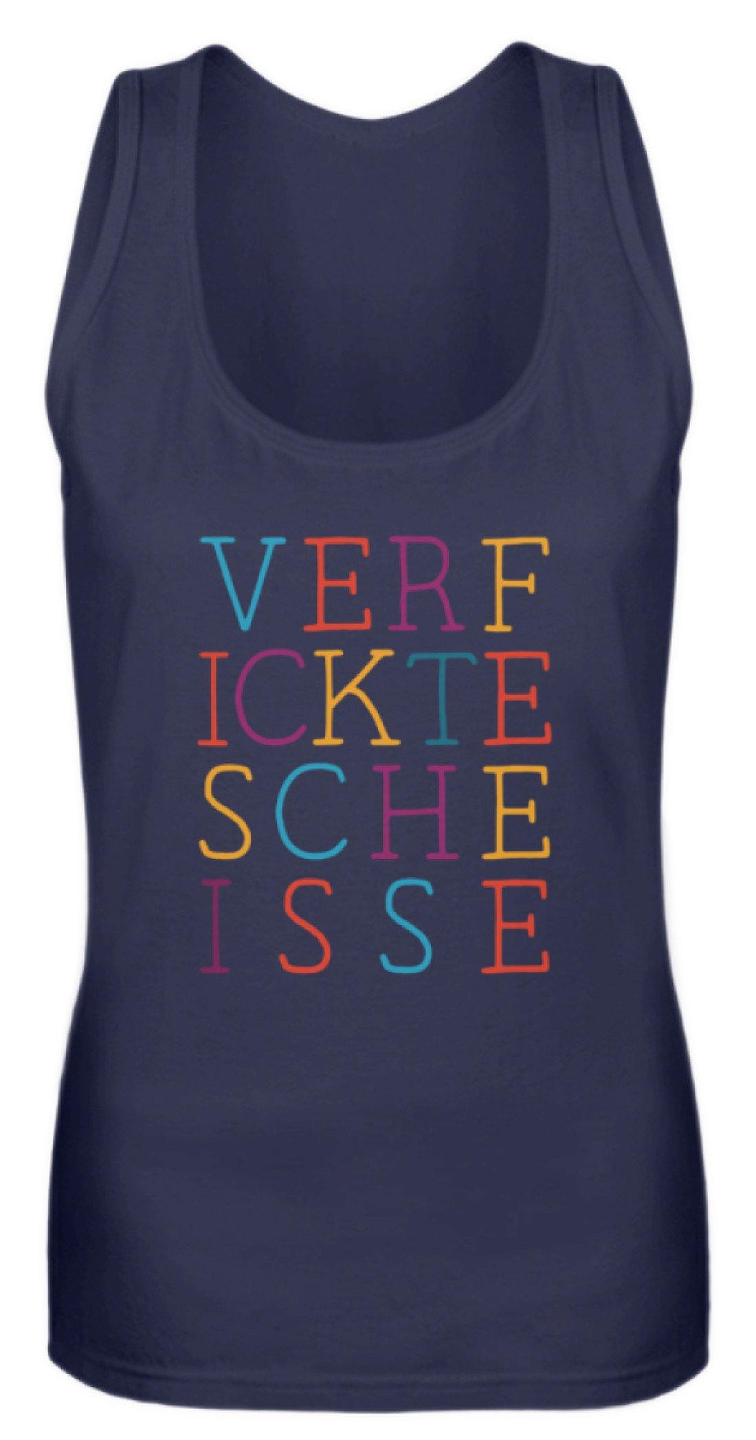Verf ickte sche isse - Words on Shirts  - Frauen Tanktop