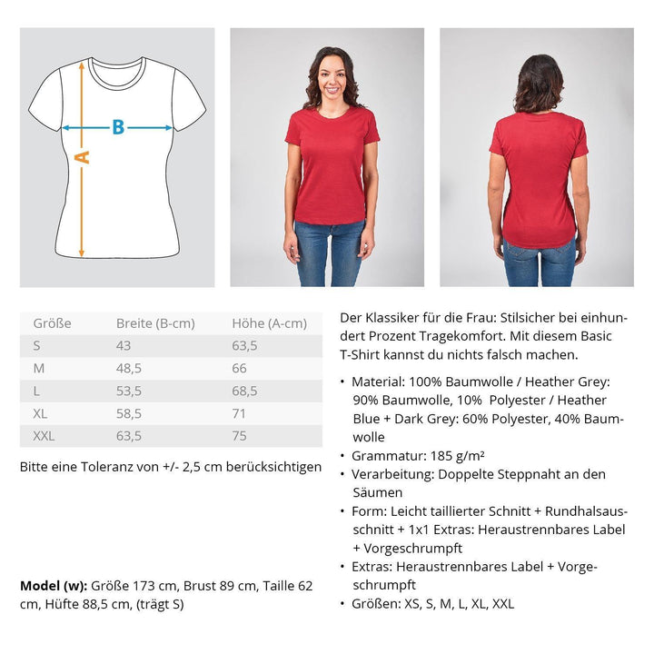 Ich hasse Menschen  - Damen Premiumshirt - Words on Shirts
