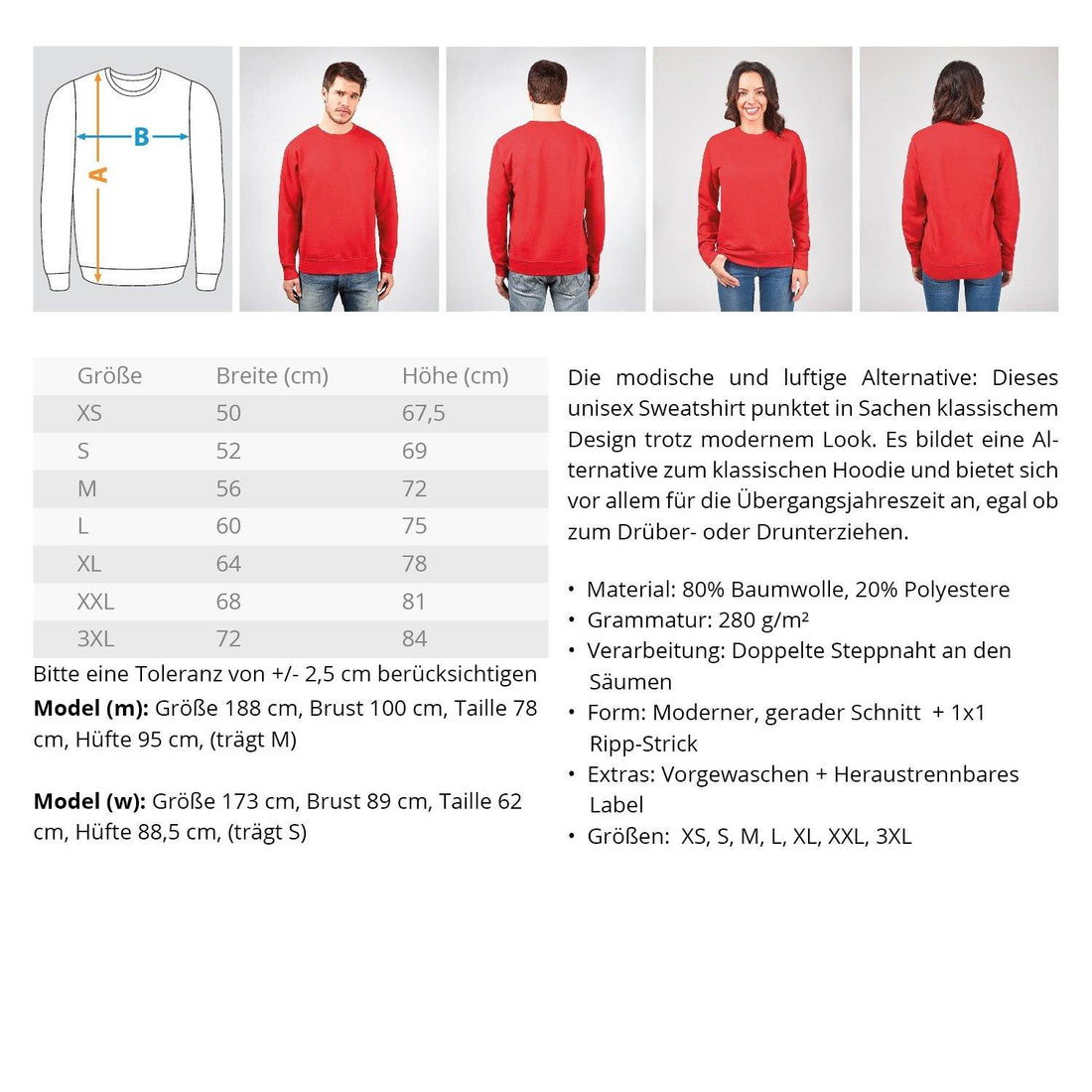 Zeit für Plan B & Vodka  - Unisex Pullover