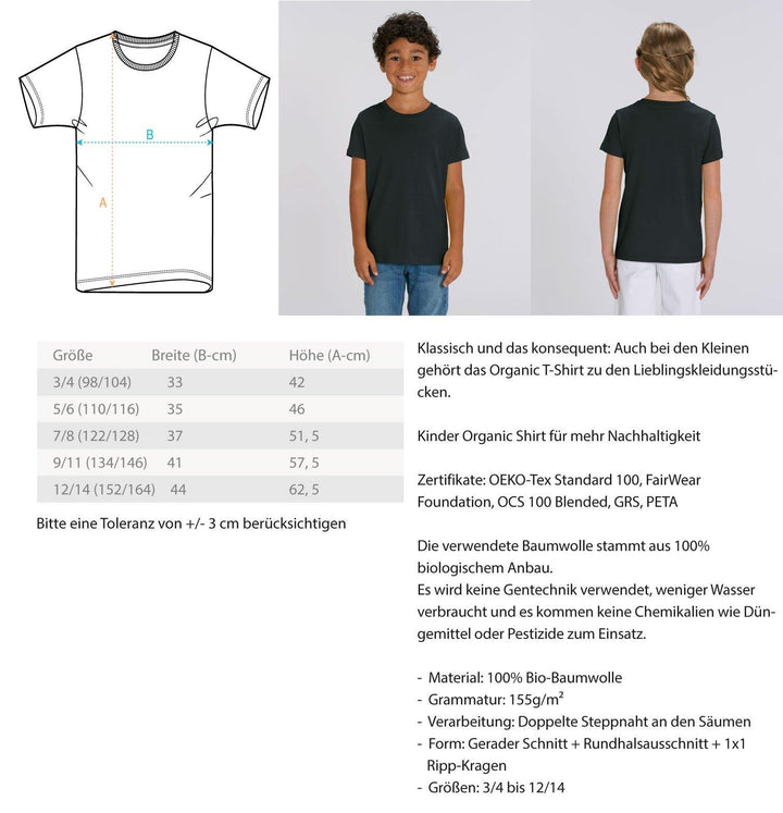 Sehe dumme Menschen Words on Shirts PR  - Kinder Organic T-Shirt - Words on Shirts Sag es mit dem Mittelfinger Shirts Hoodies Sweatshirt Taschen Gymsack Spruch Sprüche Statement