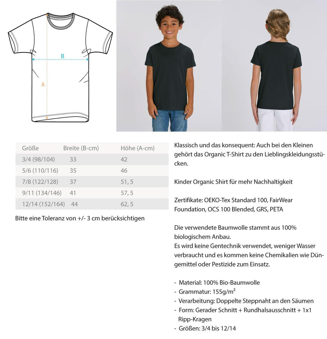 Ey, halt die Fresse Words on Shirts - PR  - Kinder Organic T-Shirt - Words on Shirts Sag es mit dem Mittelfinger Shirts Hoodies Sweatshirt Taschen Gymsack Spruch Sprüche Statement