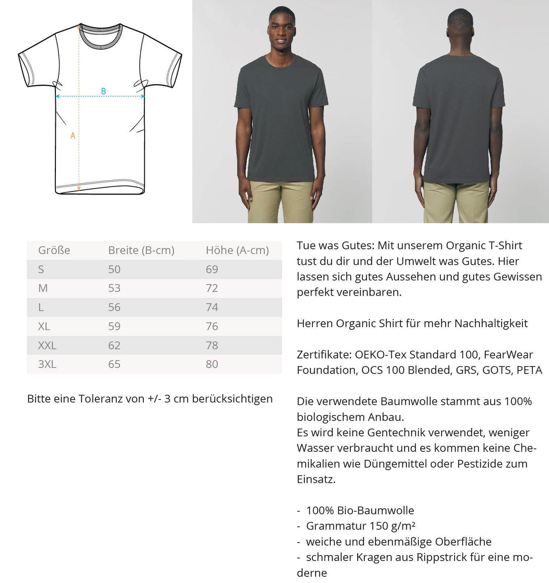 Guck mich nicht in diesem Ton an  - Herren Organic Shirt