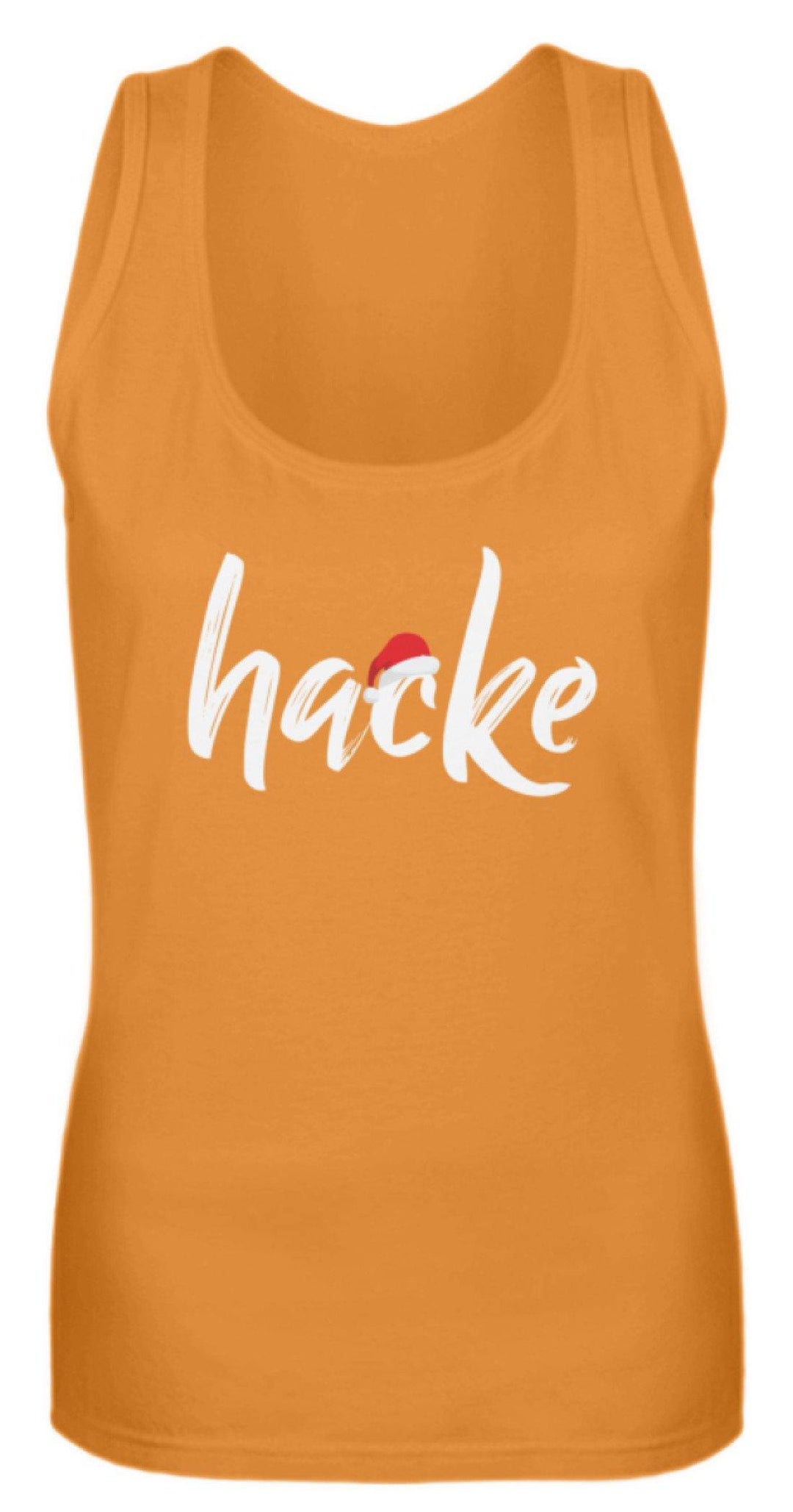 Hacke - Hacke Dicht - Words on Shirts  - Frauen Tanktop - Words on Shirts Sag es mit dem Mittelfinger Shirts Hoodies Sweatshirt Taschen Gymsack Spruch Sprüche Statement