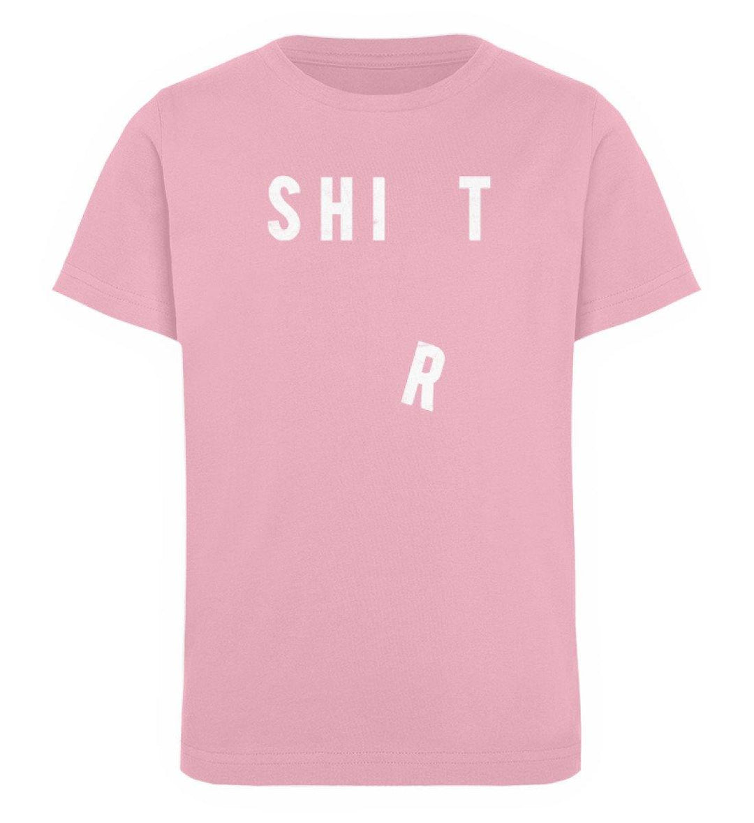 Shit Shirt - Words on Shirts - PR  - Kinder Organic T-Shirt - Words on Shirts Sag es mit dem Mittelfinger Shirts Hoodies Sweatshirt Taschen Gymsack Spruch Sprüche Statement
