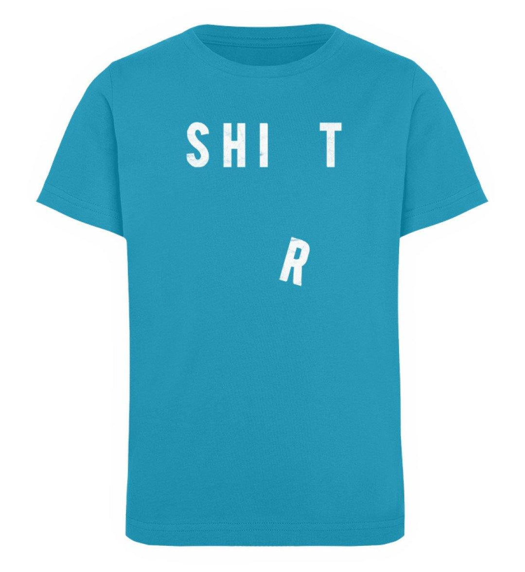 Shit Shirt - Words on Shirts - PR  - Kinder Organic T-Shirt - Words on Shirts Sag es mit dem Mittelfinger Shirts Hoodies Sweatshirt Taschen Gymsack Spruch Sprüche Statement