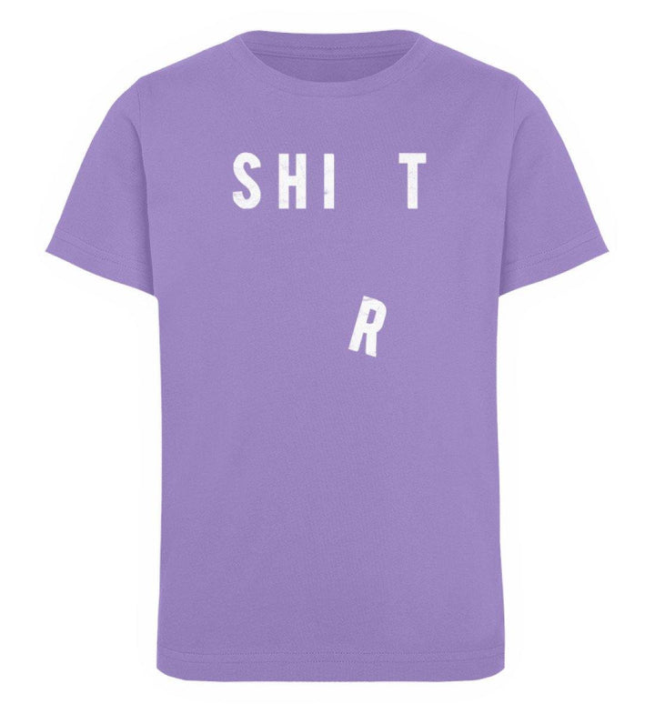 Shit Shirt - Words on Shirts - PR  - Kinder Organic T-Shirt - Words on Shirts Sag es mit dem Mittelfinger Shirts Hoodies Sweatshirt Taschen Gymsack Spruch Sprüche Statement