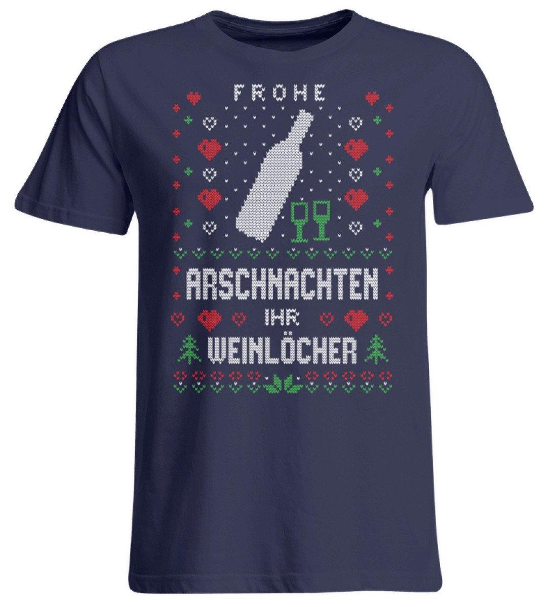Frohe Arschnachten - Weinlöcher 2020  - Übergrößenshirt
