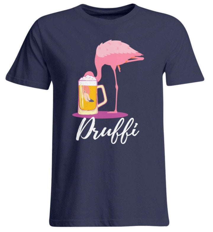 Flamingo Druffi - Words on Shirt  - Übergrößenshirt - Words on Shirts Sag es mit dem Mittelfinger Shirts Hoodies Sweatshirt Taschen Gymsack Spruch Sprüche Statement