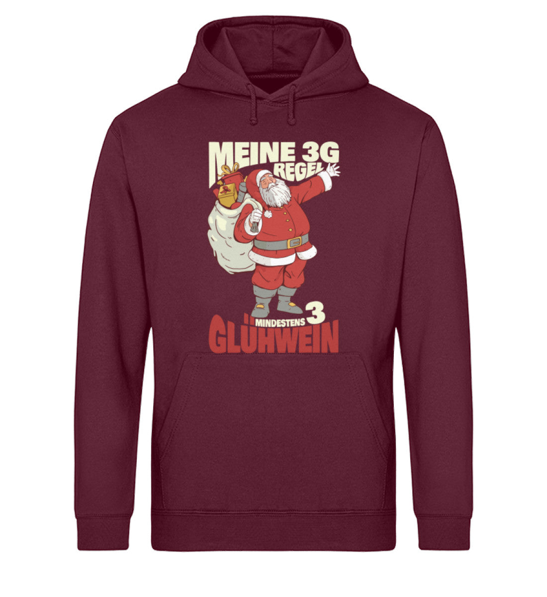 3G Regel - Mindestens 3 Glühwein  - Unisex Organic Hoodie