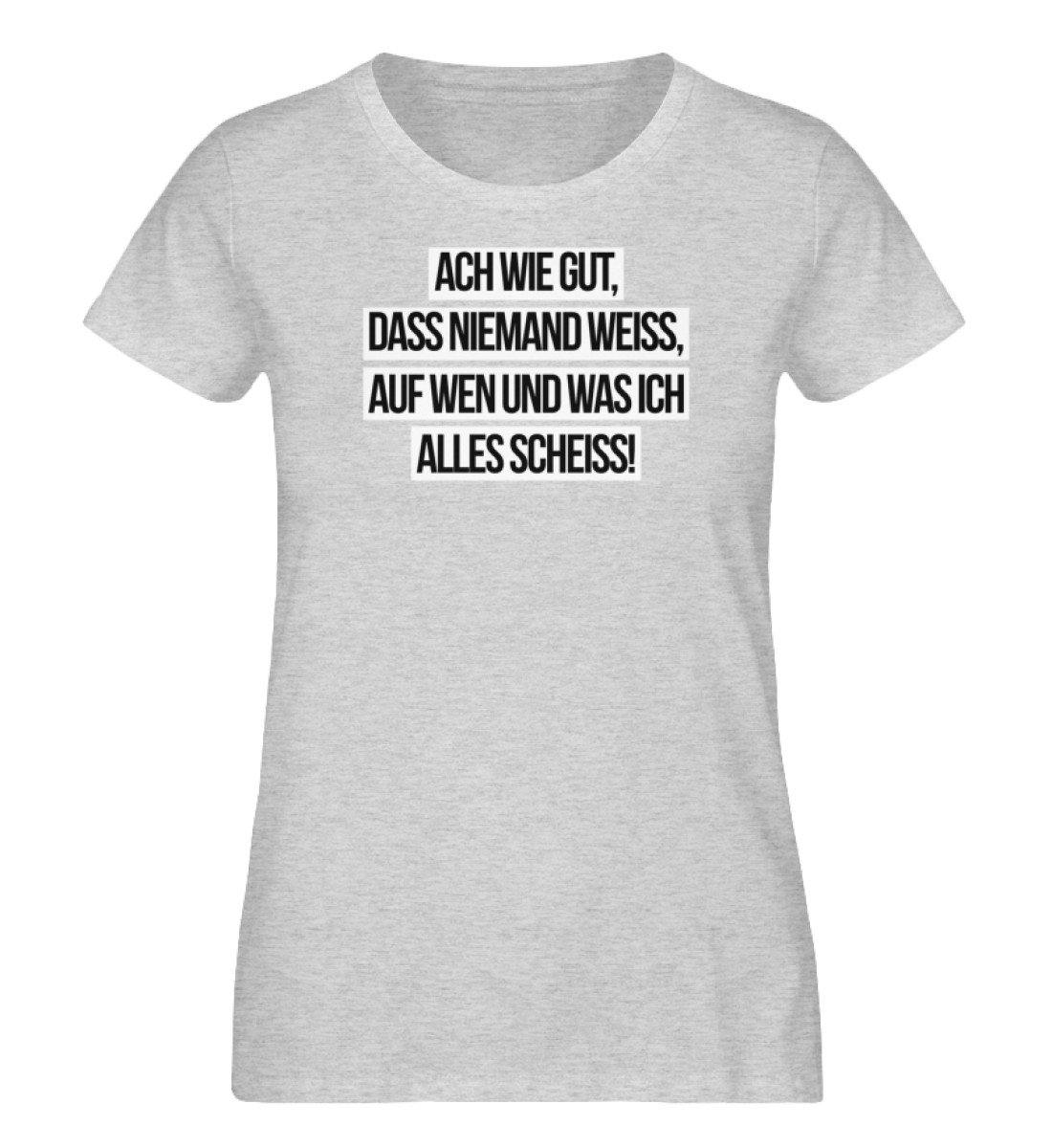 Ach wie gut - Words on Shirts  - Damen Organic Melange Shirt