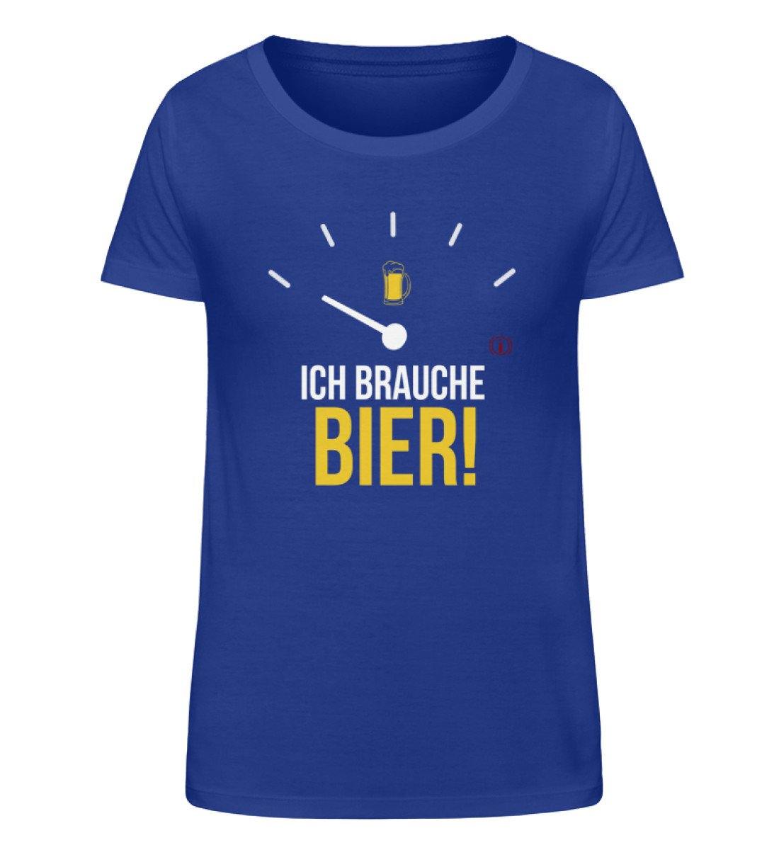 Ich brauche Bier - Tacho  - Damen Organic Shirt