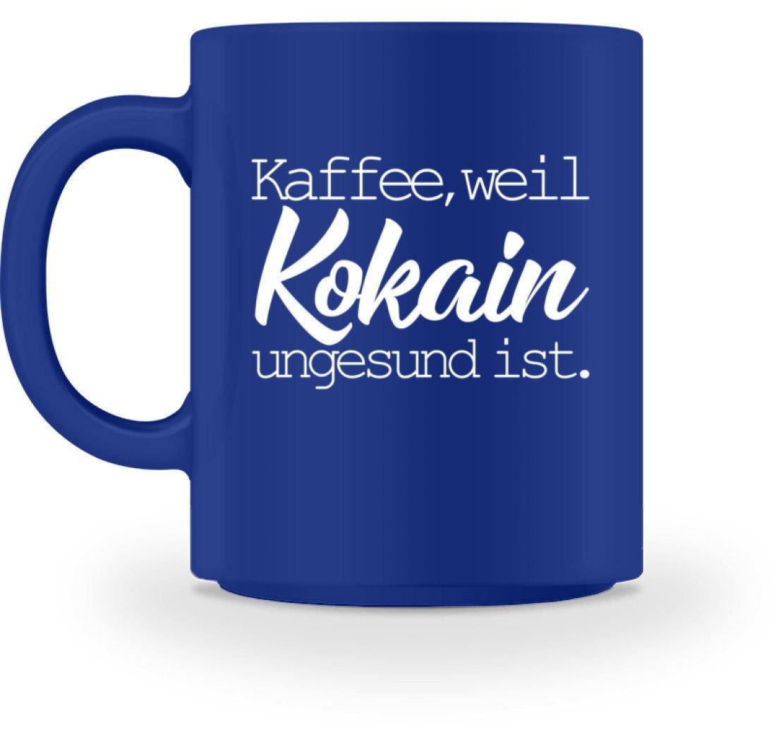 Kaffee Kokain Tasse - Words on Shirts  - Tasse
