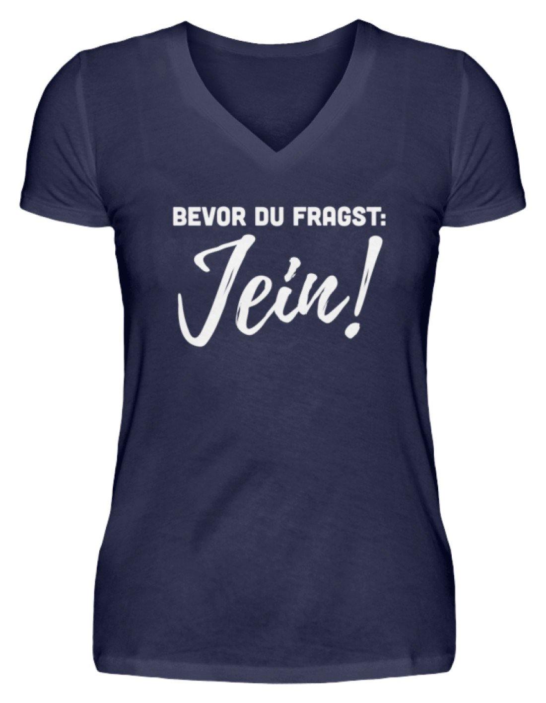 Jein - Words on Shirts  - V-Neck Damenshirt