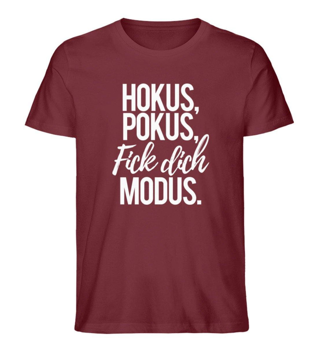 Fick dich Modus -  Words on Shirts - PR  - Herren Premium Organic Shirt - Words on Shirts Sag es mit dem Mittelfinger Shirts Hoodies Sweatshirt Taschen Gymsack Spruch Sprüche Statement