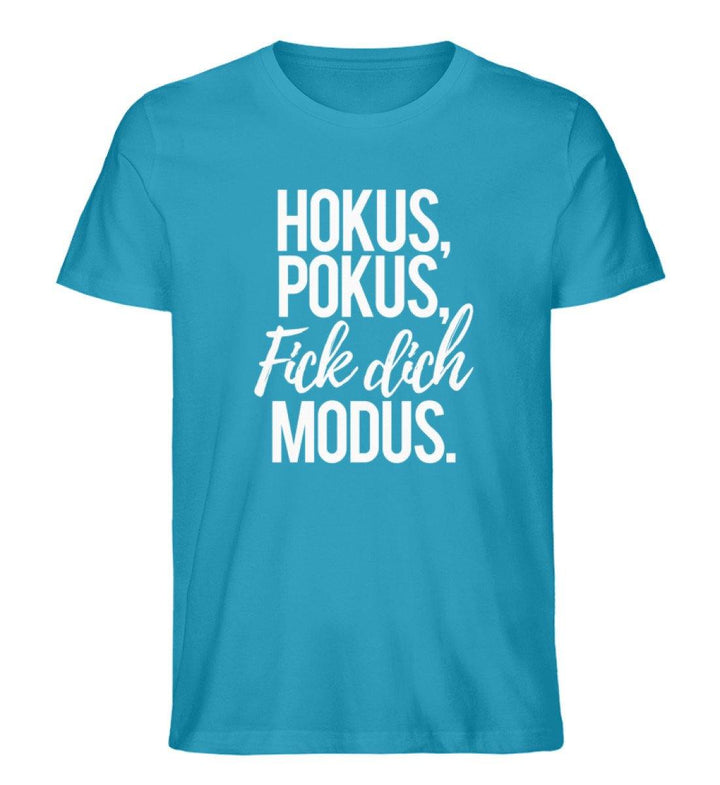 Fick dich Modus -  Words on Shirts - PR  - Herren Premium Organic Shirt - Words on Shirts Sag es mit dem Mittelfinger Shirts Hoodies Sweatshirt Taschen Gymsack Spruch Sprüche Statement