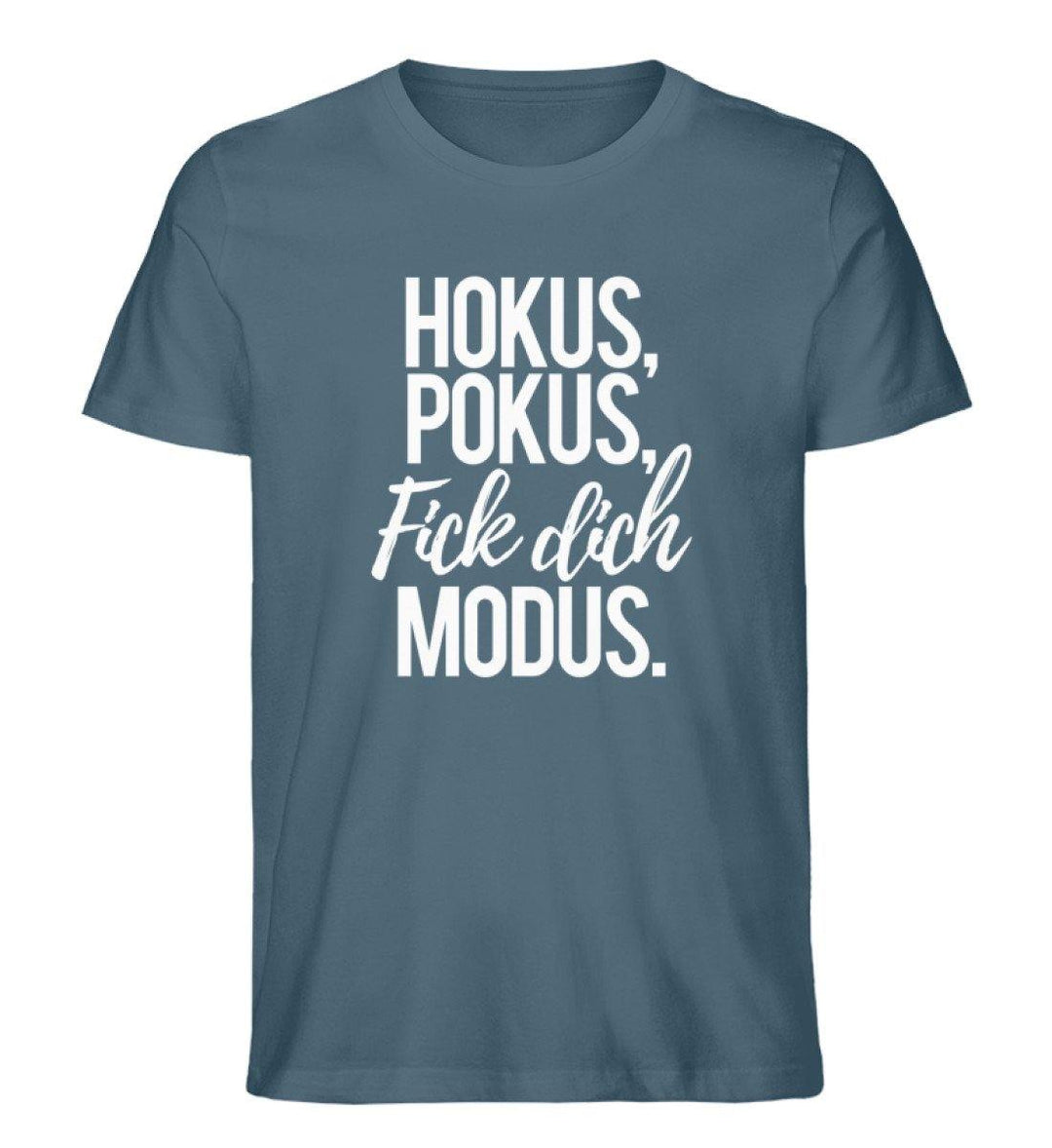 Fick dich Modus -  Words on Shirts - PR  - Herren Premium Organic Shirt - Words on Shirts Sag es mit dem Mittelfinger Shirts Hoodies Sweatshirt Taschen Gymsack Spruch Sprüche Statement
