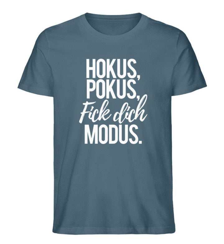 Fick dich Modus -  Words on Shirts - PR  - Herren Premium Organic Shirt - Words on Shirts Sag es mit dem Mittelfinger Shirts Hoodies Sweatshirt Taschen Gymsack Spruch Sprüche Statement