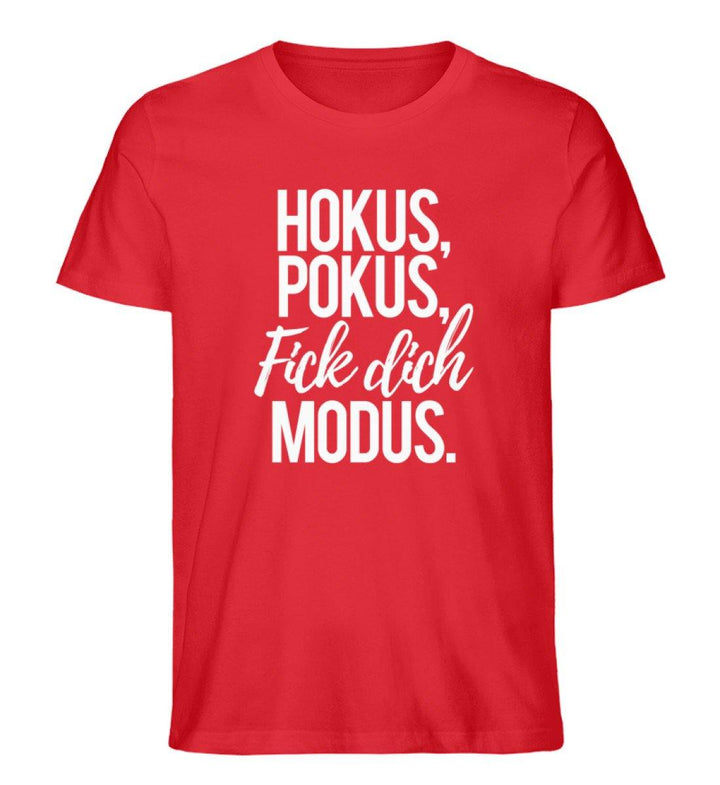 Fick dich Modus -  Words on Shirts - PR  - Herren Premium Organic Shirt - Words on Shirts Sag es mit dem Mittelfinger Shirts Hoodies Sweatshirt Taschen Gymsack Spruch Sprüche Statement