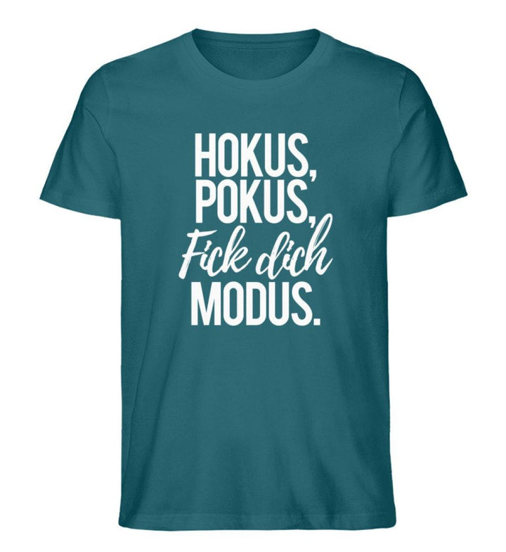 Fick dich Modus -  Words on Shirts - PR  - Herren Premium Organic Shirt - Words on Shirts Sag es mit dem Mittelfinger Shirts Hoodies Sweatshirt Taschen Gymsack Spruch Sprüche Statement