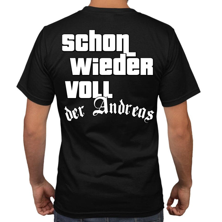 Schon wieder voll - Sauf Shirt - Malle Shirt - Individuell mit deinem Namen