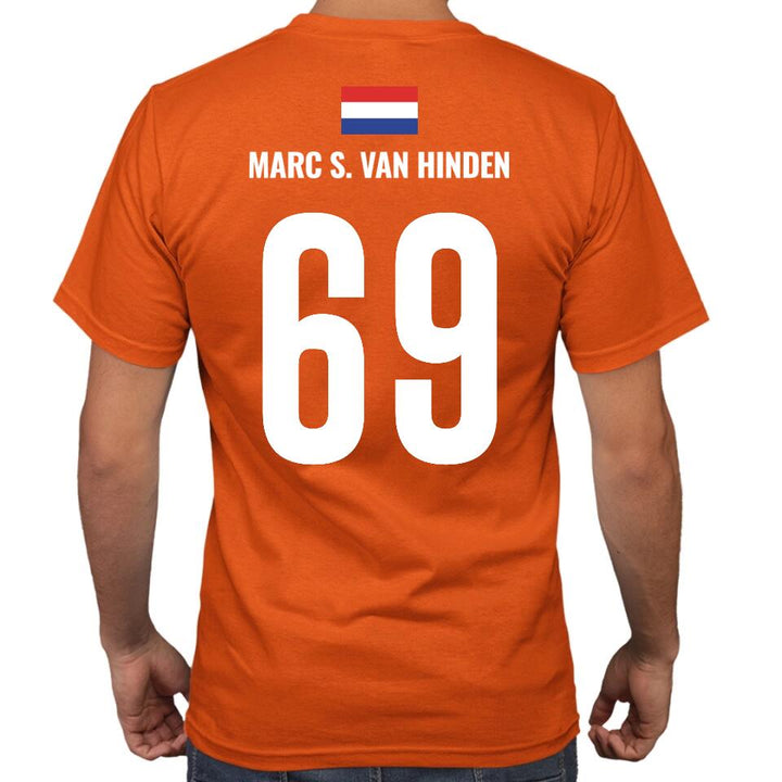 NIEDERLANDE SAUF TRIKOT SHIRT | MIT DEINER NUMMER | WITZIGE NAMEN | PARTY T-SHIRT INDIVIDUALISIERBAR/PERSONALISIERBAR - SH