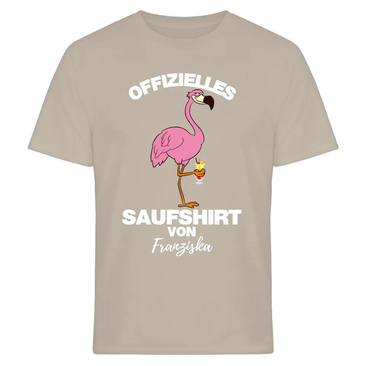 OFFIZIELLES SAUFSHIRT VON... | FLAMINGO SHIRT MIT DEINEM NAMEN | MALLE PARTY T-SHIRT INDIVIDUALISIERBAR/PERSONALISIERBAR - MALLORCA SHIRT