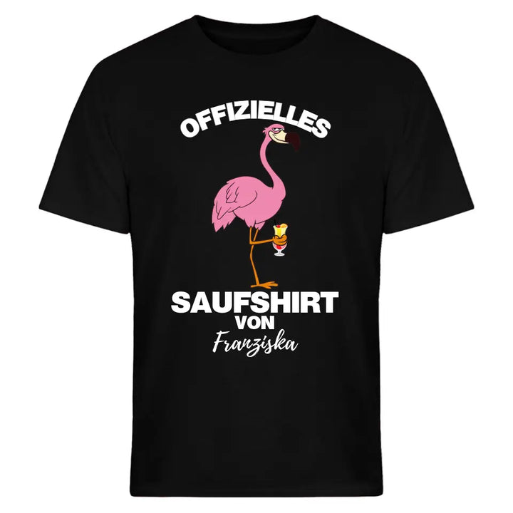 OFFIZIELLES SAUFSHIRT VON... | FLAMINGO SHIRT MIT DEINEM NAMEN | MALLE PARTY T-SHIRT INDIVIDUALISIERBAR/PERSONALISIERBAR - MALLORCA SHIRT