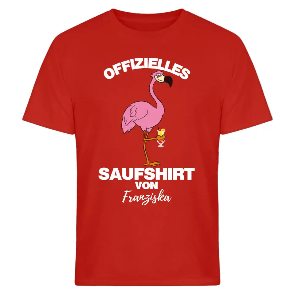 OFFIZIELLES SAUFSHIRT VON... | FLAMINGO SHIRT MIT DEINEM NAMEN | MALLE PARTY T-SHIRT INDIVIDUALISIERBAR/PERSONALISIERBAR - MALLORCA SHIRT