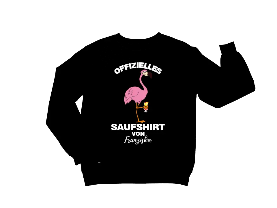 OFFIZIELLES SAUFSHIRT VON... | FLAMINGO SHIRT MIT DEINEM NAMEN | MALLE PARTY T-SHIRT INDIVIDUALISIERBAR/PERSONALISIERBAR - MALLORCA SHIRT