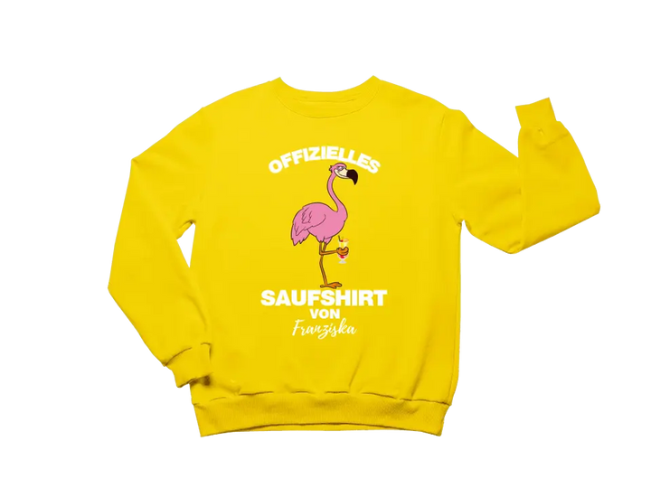 OFFIZIELLES SAUFSHIRT VON... | FLAMINGO SHIRT MIT DEINEM NAMEN | MALLE PARTY T-SHIRT INDIVIDUALISIERBAR/PERSONALISIERBAR - MALLORCA SHIRT