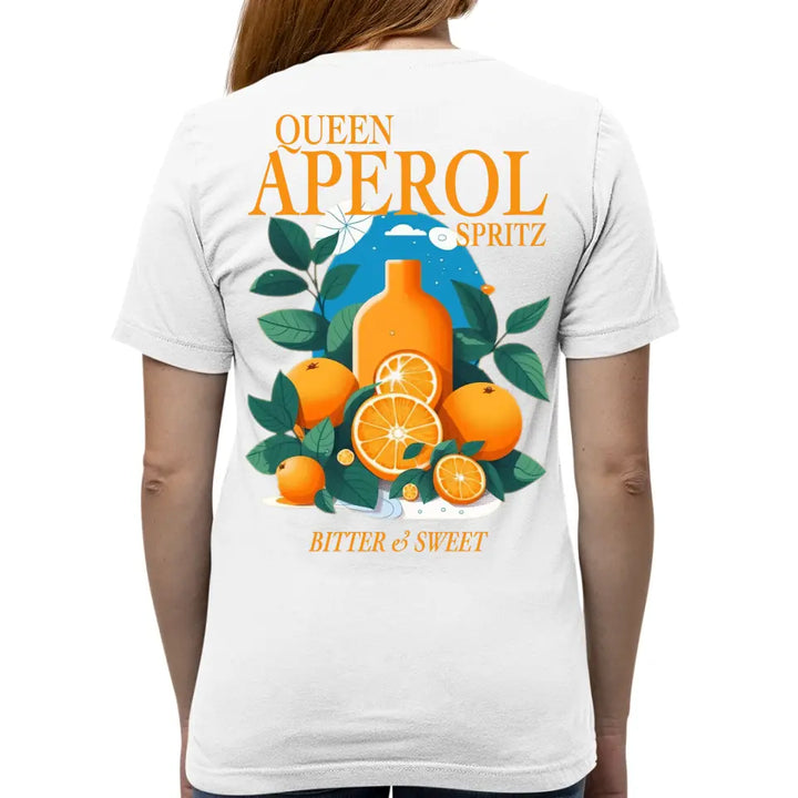 Vintage Aperol Spritz T-Shirt - Holy Aperloy, Queen Aperol Spritz, Spritztour, They see me Aperolin - oprional mit Namen