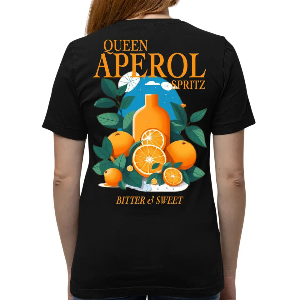 Vintage Aperol Spritz T-Shirt - Holy Aperloy, Queen Aperol Spritz, Spritztour, They see me Aperolin - oprional mit Namen - Words on Shirts