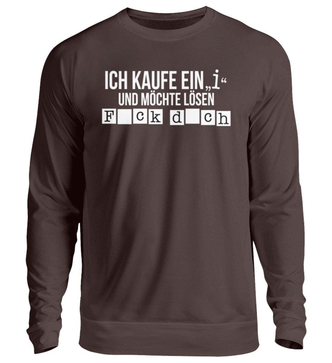 Ich kaufe ein i und möchte lösen.  - Unisex Pullover
