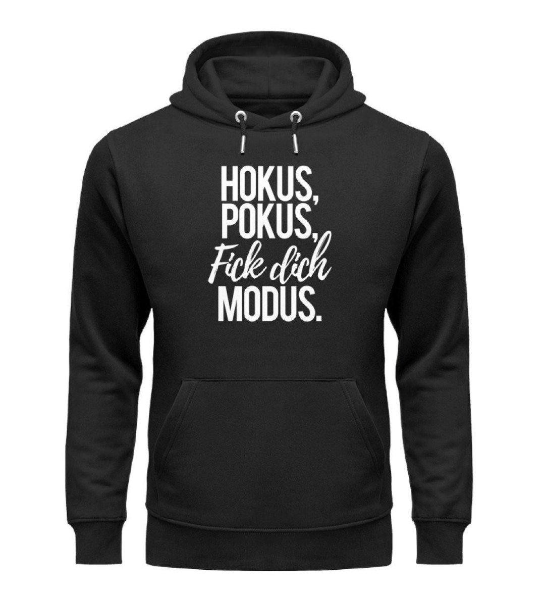 Fick dich Modus - Words on Shirts - PR  - Unisex Organic Hoodie - Words on Shirts Sag es mit dem Mittelfinger Shirts Hoodies Sweatshirt Taschen Gymsack Spruch Sprüche Statement