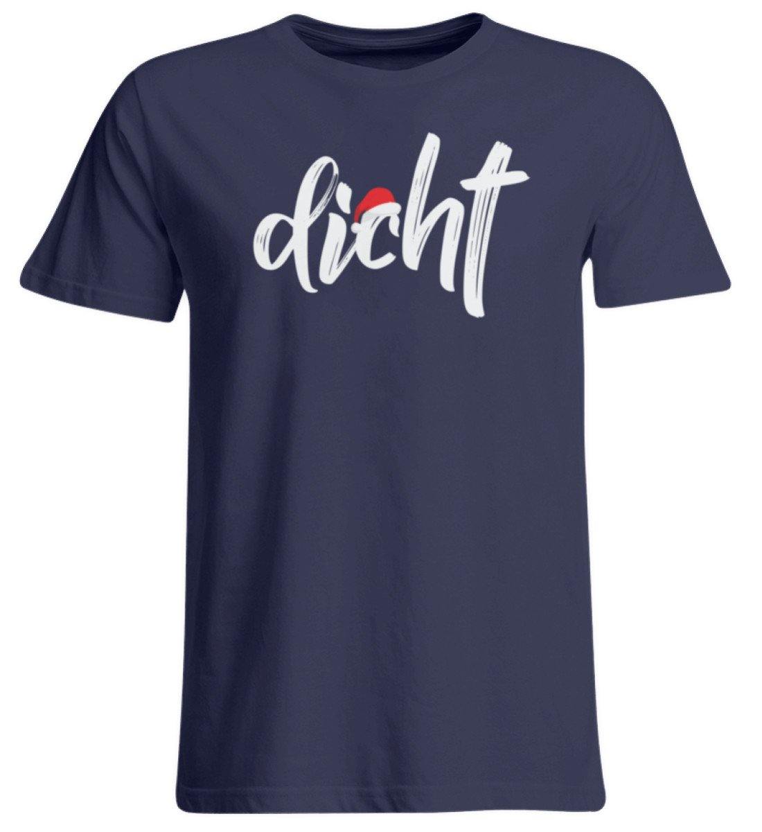 Hacke - Hacke Dicht - Words on Shirt  - Übergrößenshirt
