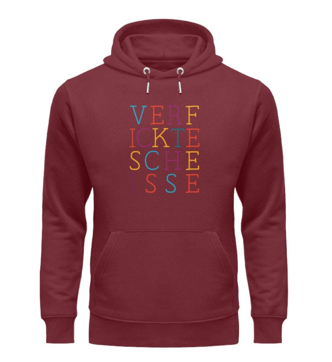 verf ickte sche isse Words on Shirts PR  - Unisex Organic Hoodie - Words on Shirts Sag es mit dem Mittelfinger Shirts Hoodies Sweatshirt Taschen Gymsack Spruch Sprüche Statement