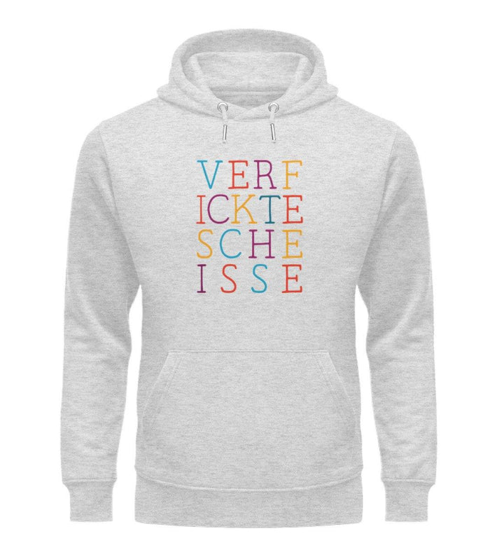 verf ickte sche isse Words on Shirts PR  - Unisex Organic Hoodie - Words on Shirts Sag es mit dem Mittelfinger Shirts Hoodies Sweatshirt Taschen Gymsack Spruch Sprüche Statement