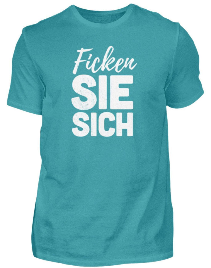 F*cken Sie sich - Words on Shirt  - Herren Shirt - Words on Shirts Sag es mit dem Mittelfinger Shirts Hoodies Sweatshirt Taschen Gymsack Spruch Sprüche Statement