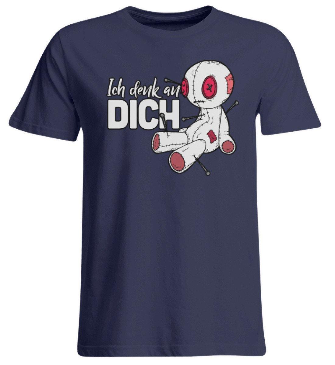 Voodoo Ich denk an dich Words on Shirts  - Übergrößenshirt