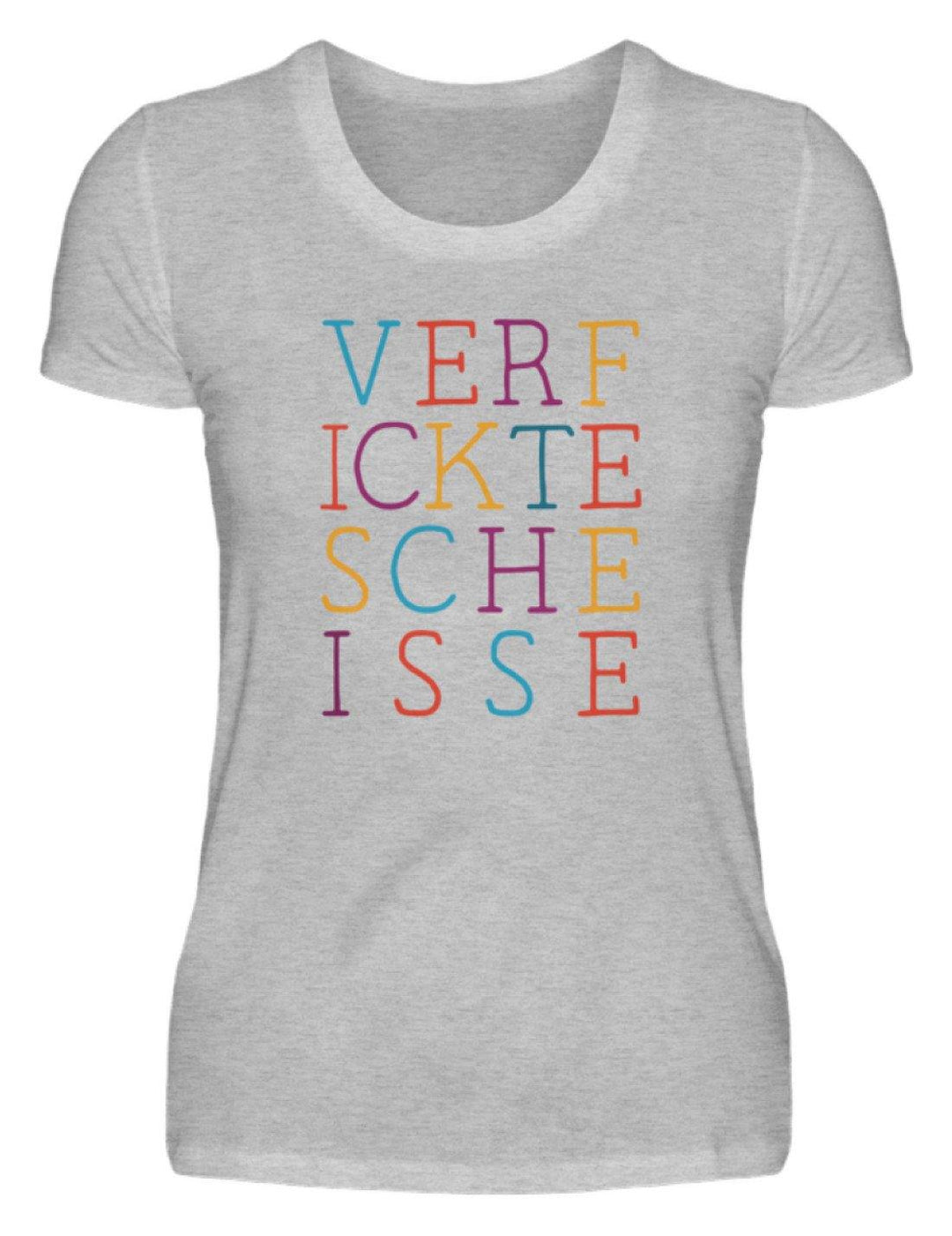 Verf ickte sche isse - Words on Shirts  - Damenshirt - Words on Shirts Sag es mit dem Mittelfinger Shirts Hoodies Sweatshirt Taschen Gymsack Spruch Sprüche Statement