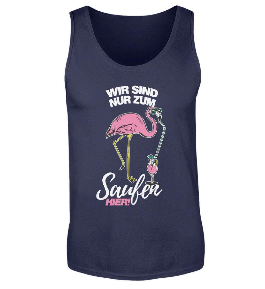 Wir sind nur zum Saufen Hier  - Herren Tanktop