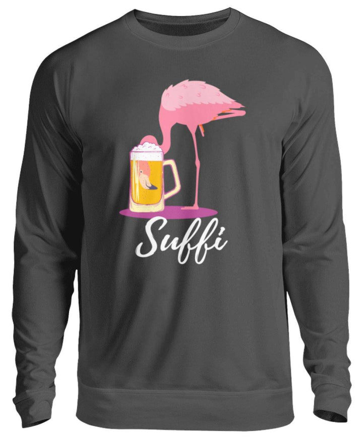 Flamingo Suffi - Words on Shirt  - Unisex Pullover - Words on Shirts Sag es mit dem Mittelfinger Shirts Hoodies Sweatshirt Taschen Gymsack Spruch Sprüche Statement