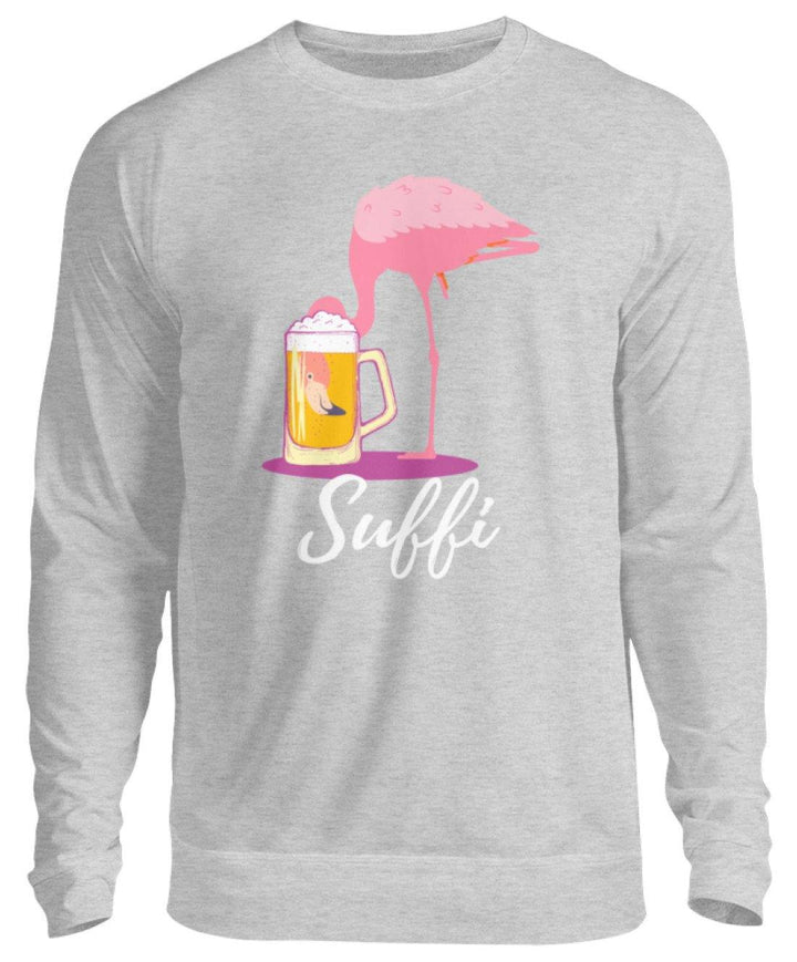 Flamingo Suffi - Words on Shirt  - Unisex Pullover - Words on Shirts Sag es mit dem Mittelfinger Shirts Hoodies Sweatshirt Taschen Gymsack Spruch Sprüche Statement