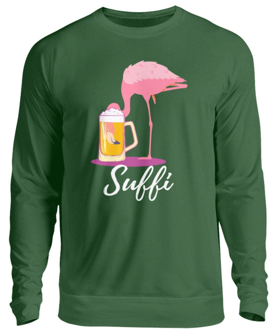 Flamingo Suffi - Words on Shirt  - Unisex Pullover - Words on Shirts Sag es mit dem Mittelfinger Shirts Hoodies Sweatshirt Taschen Gymsack Spruch Sprüche Statement